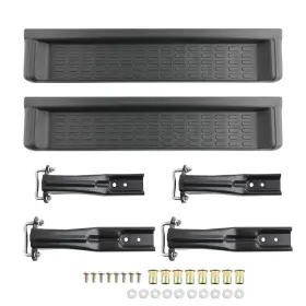 38x4tu Maxpeedingrods Left And Right Side Step Nerf Bar Running Board For Jeep Wrangler Tj 1997-2006
