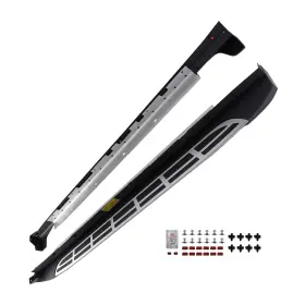 3s4cif Maxpeedingrods Side Step Running Boards Black For Kia Telluride 19-24 Aluminum Non-slip