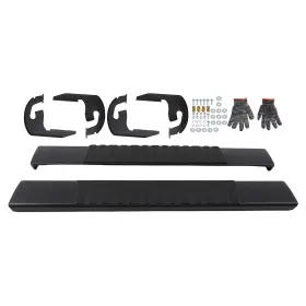 5bhx3j Maxpeedingrods 6 Inch Side Step Running Board For Ford F-150 2004-2014 Aluminum Abs Black Non-slip