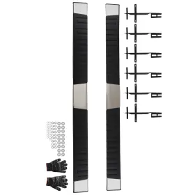 5fz90h Maxpeedingrods Non-slip Nerf Bars Side Steps For Ford F-150 Super Crew Cab 2015-25 Steel