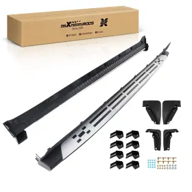 Maxpeedingrods 5zc93a Nerf Bar Side Steps For Hyundai Santa Fe 2024-2025 Aluminum Abs Non-slip Design