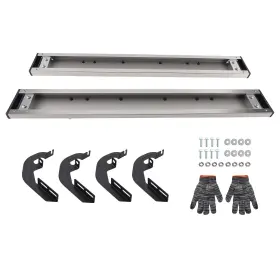 6bpqo1 Maxpeedingrods 6 Inch Black Running Board For Chevy Silverado Gmc Sierra 19-25 Side Steps Nerf Bars