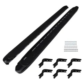 6u8lac Maxpeedingrods Aluminum Side Step Board For Nissan Armada Y62 2017-2025 Black Non-slip Design