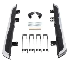 89rc65 Maxpeedingrods Running Board Side Step Bar For Honda Cr-v 2017-2 Driver Passenger Black Silver