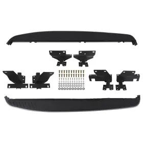 8go23p Maxpeedingrods Side Step Board For Land Rover Range Sport 06-13 Black Silver Load 400lbs
