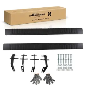 8ydugz Maxpeedingrods Nerf Bars Side Steps For Ford F-150 Super Cab Extended 2015-25 Aluminum