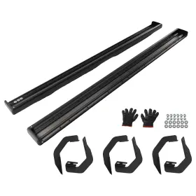 98cmtn Maxpeedingrods 6 Inch Black Running Board Side Step For Nissan Frontier 2005-2024 Crew Cab