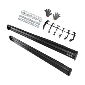 9o3sua Maxpeedingrods Non-slip Nerf Bars Running Board For Ford F-150 Super Crew Cab 15-2025 Complete