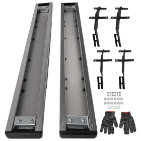 9vftpu Maxpeedingrods 6 Inch Non-slip Running Boards Side Steps For Ford F150 2015-2026 H Style Black Pair 9vftpu Maxpeedingrods 6 Inch Non-slip Running Boards Side Steps For Ford F150 2015-2026 H Style Black Pair