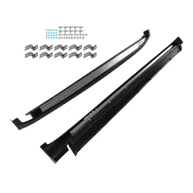 An6pl4 Maxpeedingrods Black Running Board Steps For Hyundai Santa Fe 2019-2023 Aluminum Non-slip Pair