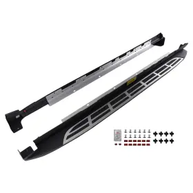Bz04ev Maxpeedingrods Side Step Running Boards Black For Kia Telluride 19-24 Aluminum Non-slip