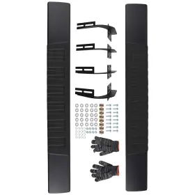 C27ibo Maxpeedingrods 6 Inch Running Board Side Steps For Ford F-250 F250 Super Duty 1999-2016 Black Set