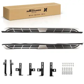 C4dry0 Maxpeedingrods Non-slip Nerf Bars For Infiniti Jx35 Qx60 2013-21 Left&right Side Step