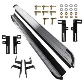 C8u9n5 Maxpeedingrods Aluminum Side Steps Kit For Toyota Highlander 20-25 Black Running Board Entry