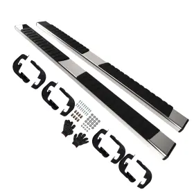Co6p7g Maxpeedingrods Heavy Duty Side Steps For Chevy Silverado 1500 Double Cab 1999-13 Non-slip