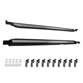 Cx7n13 Maxpeedingrods Black Side Step Running Board For Vw Atlas 2018-24 Non-slip Nerf Bars Rails