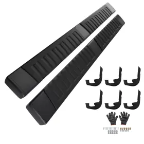 Maxpeedingrods Da2g60 Non-slip Side Steps Running Boards For Silverado/sierra 1500 Extended Cab 07-18