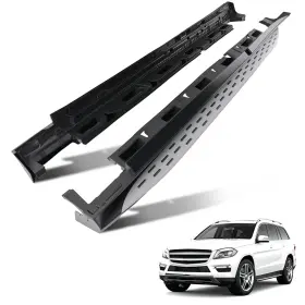 Maxpeedingrods Dqtp5u Aluminum Side Steps For Mercedes-benz Gl Gls Class X166 2013-18 Non-slip Design
