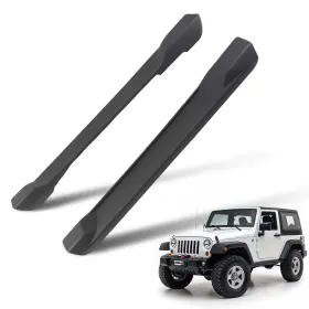 Maxpeedingrods Dzj39e Heavy Duty Running Board For 07-18 Jeep Wrangler Jk 2door Complete Mounting Kit