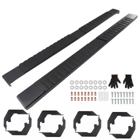 E71xat Maxpeedingrods Non-slip Nerf Bars Side Steps For Chevy Colorado/gmc Canyon Crew Cab 2015-2026