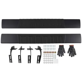 Evsa9f Maxpeedingrods 6 Inch Nerf Bars Side Steps Running Board Set For Ford F250 F35 1999-2016 Black Pair
