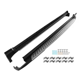 F986nv Maxpeedingrods Nerf Bar Side Steps For Hyundai Santa Fe 2019-2023 Black Aluminum Alloy Non-slip