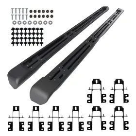 Fcb8o2 Maxpeedingrods Black Running Board For 2020-2023 Jeep Gladiator Jt 4dr Side Steps Abs