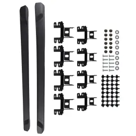 Maxpeedingrods Fim9ab Black Side Step Bars For 2020-2023 Jeep Gladiator Jt 4door Aluminum Construction