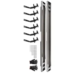 Fpet81 Maxpeedingrods Heavy Duty Running Board Side Steps For Ford F-150 Super Crew Cab 15-25 Non-slip