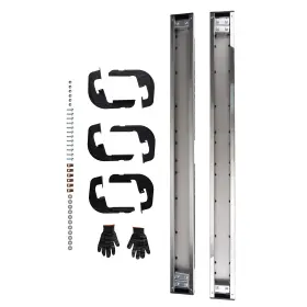 Gth07x Maxpeedingrods Running Boards Step Rails For Chevy Silverado Sierra 2001-13 Nerf Bars Black