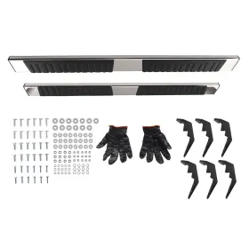 Maxpeedingrods Hl6jm1 Anti-slip Nerf Steps For Dodge Ram 1500/2500/3500 Crew Cab 2009-24 Steel Black