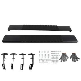 Jlu37n Maxpeedingrods Nerf Bars For Dodge Ram 1500 09-18 6 Inch Wide Black Running Boards Side Steps