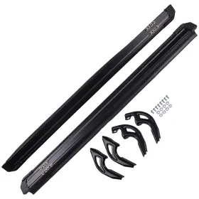 Jper0g Maxpeedingrods Heavy Duty Side Step Bars For Honda Pilot 2016-2022 Aluminum Black Running Board
