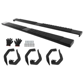 Kgpa01 Maxpeedingrods 6 Inch Black Side Step For Nissan Frontier 2005-2024 Crew Cab Left Right Non-slip