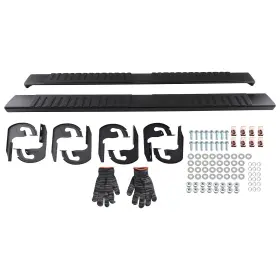 Ku4g1p Maxpeedingrods 6in Wide Running Boards For Ford F-150 Super Crew Cab 2004-2014 Aluminum
