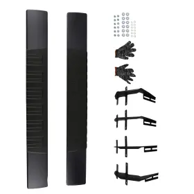 M98kds Maxpeedingrods Aluminum Side Steps Running Boards For Ford F150 Regular Cab 2015-26 Black Set