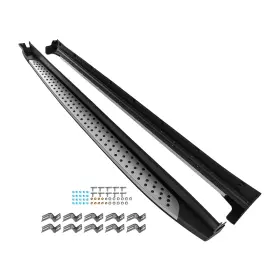 Mfpz68 Maxpeedingrods Nerf Bar Side Steps For Hyundai Santa Fe 2019-2023 Black Aluminum Alloy Non-slip