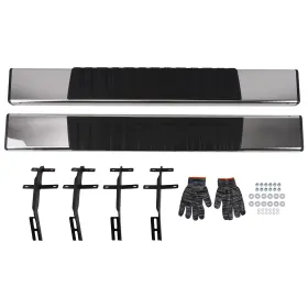 My30sa Maxpeedingrods 6 Inch Non-slip Running Boards Side Steps For Ford F150 2015-2026 H Style Black Pair My30sa Maxpeedingrods 6 Inch Non-slip Running Boards Side Steps For Ford F150 2015-2026 H Style Black Pair