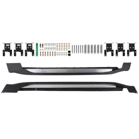 Mzjd0g Maxpeedingrods Nerf Bar Side Steps For Jeep Grand Cherokee L 3-row 2021-2025 Abs Aluminum Black