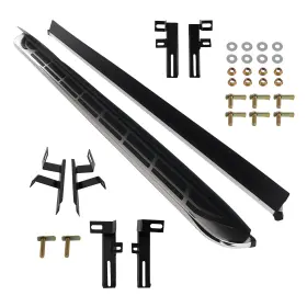Nlep6b Maxpeedingrods Aluminum Side Step Bars For Toyota Highlander 2020-2025 Black Running Boards