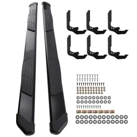 O5xp9y Maxpeedingrods Running Boards Nerf Bars For Silverado Sierra 1500 Crew Cab 2019-26 6 Inch Non-slip