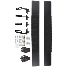 O9qm8r Maxpeedingrods 6 Inch Nerf Bars Side Steps Running Board Set For Ford F-250 1999-2016 Black Pair