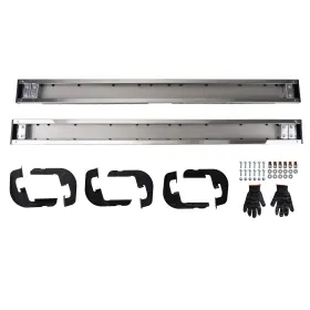 Qlt75a Maxpeedingrods Nerf Bars Side Steps For Chevy Silverado Gmc Sierra 2001-2013 Non-slip Design
