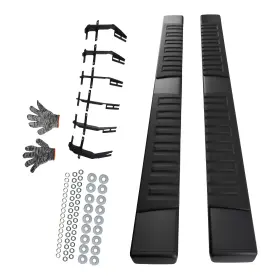 Qnh2mz Maxpeedingrods 6 Inch Wide Side Step Package For Ford F-150 Super Crew Cab 2015-2025 Aluminum