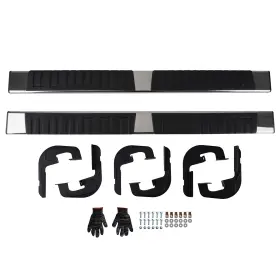 S27z96 Maxpeedingrods Black Side Step Bars For Chevy Silverado Gmc Sierra Crew Cab 2001-2013 500lbs S27z96 Maxpeedingrods Black Side Step Bars For Chevy Silverado Gmc Sierra Crew Cab 2001-2013 500lbs