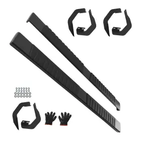 S9xopj Maxpeedingrods 6 Inch Running Board For Nissan Frontier 2005-2024 Crew Cab Black Side Step