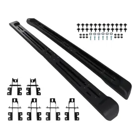 Su7him Maxpeedingrods Black Side Step Running Board For 2018-2025 Jeep Wrangler Jl 4door Non-slip