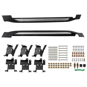 Uriqb1 Maxpeedingrods Black Nerf Bar Side Steps For Jeep Grand Cherokee L 3-row 2021-2025 Direct Fit