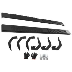 Wbzic6 Maxpeedingrods 6 Inch Running Board For Nissan Frontier 2005-2024 Crew Cab Black Side Step