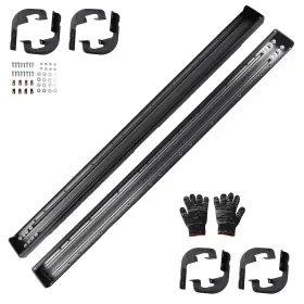 X2nrh5 Maxpeedingrods Anti-slip Nerf Bars For Silverado/sierra 1500 07-18 /2500hd 3500 07-19 Crew Cab